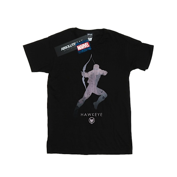 Marvel Boys Hawkeye Silhouette T-shirt 9-11 år Svart Black 9-11 Years