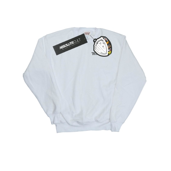 Looney Tunes Dam/Dam Beep Beep Breast Print Sweatshirt XX White XXL