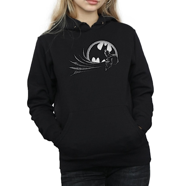 DC Comics Dam/Kvinnor Batman Spot Hoodie L Svart Black L