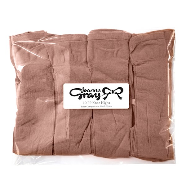 Joanna Gray Dam/Kvinnors Knähöga Strumpor (10 Par) En Storlek Mink Mink One Size
