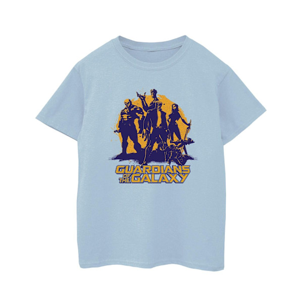 Guardians Of The Galaxy Boys Sunset Guardians T-Shirt 3-4 År Baby Blue 3-4 Years