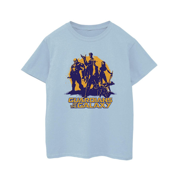 Guardians Of The Galaxy Boys Sunset Guardians T-Shirt 9-11 År Baby Blue 9-11 Years