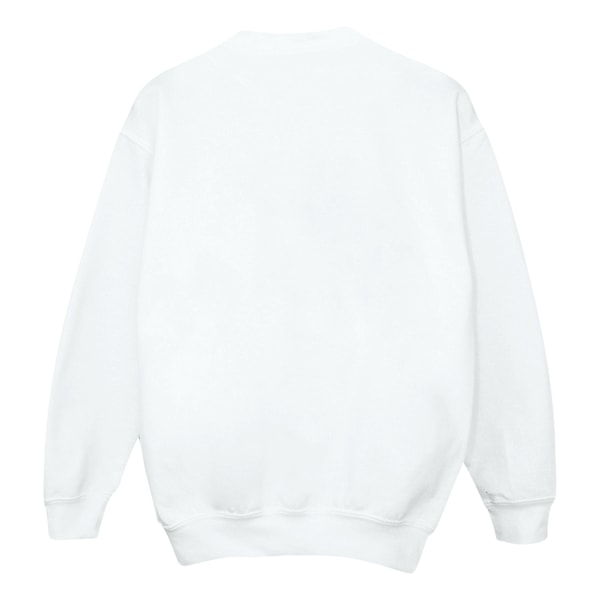 Disney Pojkar Minnie Mouse Häxdräkt Sweatshirt 7-8 År Vit White 7-8 Years