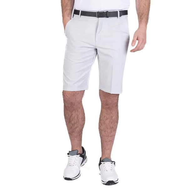Island Green Herr Stretch Golfshorts med Grepp 30R Ljusgrå Light Grey 30R