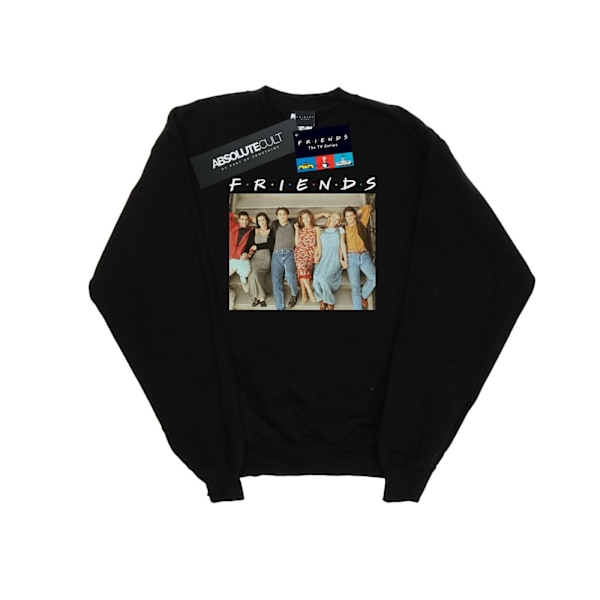 Friends Boys Group Photo Stairs Sweatshirt 7-8 år Svart Black 7-8 Years