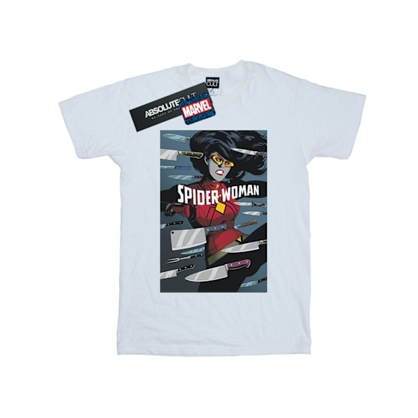 Marvel Boys Spider-Woman Cover T-shirt 9-11 år Vit White 9-11 Years