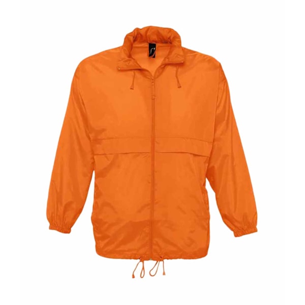 SOLS Unisex Surf Windbreaker Lättviktsjacka M Orange Orange M