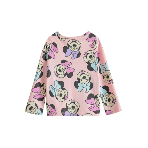 Disney Girls Minnie Mouse All-Over Print Lång Pyjamas Set 7-8 År Pink 7-8 Years