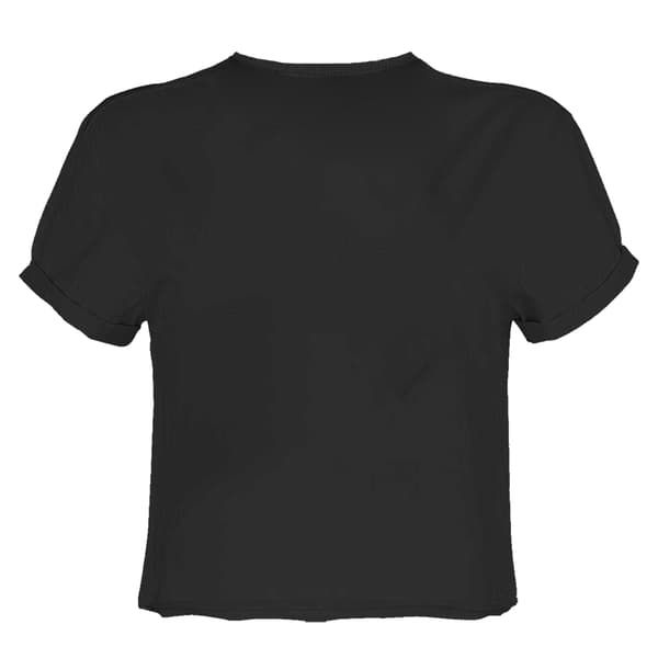 Amplified Dam/Dam Code Slipknot Crop Top L Charcoal Charcoal L