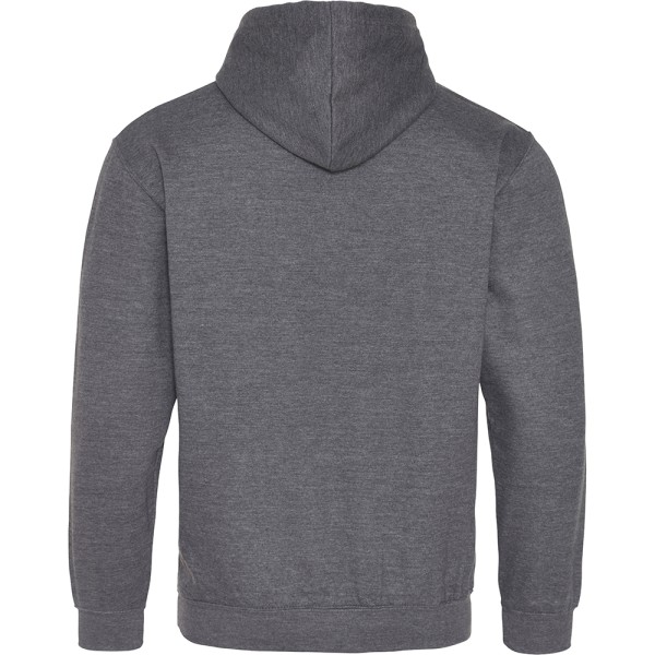 Awdis Varsity Hooded Sweatshirt / Hoodie XL Charcoal/ Burgundy Charcoal/ Burgundy XL