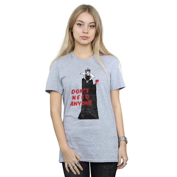 Disney Dam/Damer Skurkar Behöver Ingen Någon Bomull Pojkvän Sports Grey S