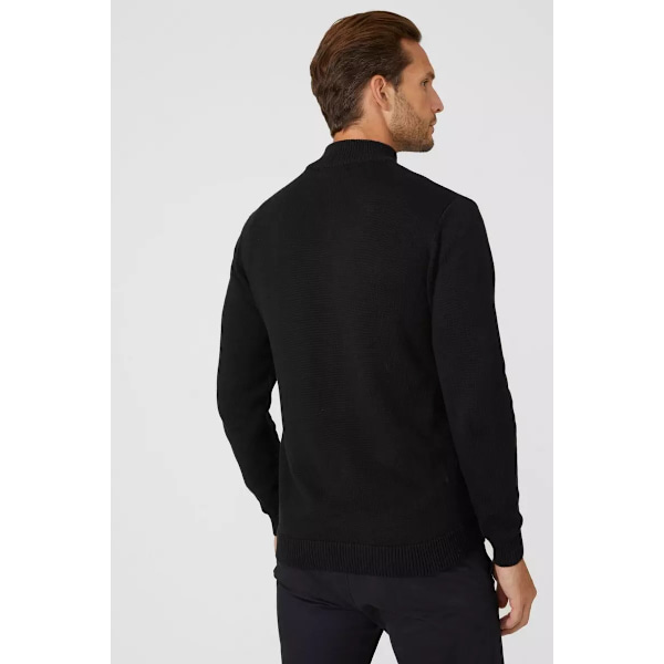 Maine Premium Cotton Funnel Neck Jumper L Svart Black L