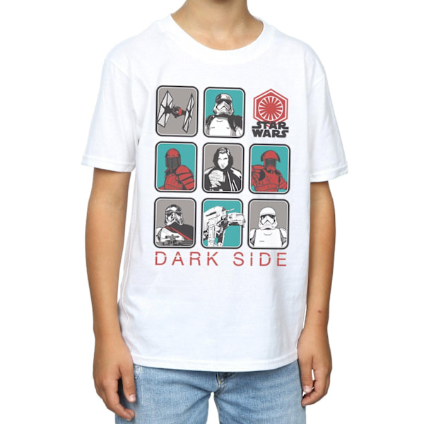 Star Wars Boys The Last Jedi Dark Side Multi Character T-shirt White 7-8 Years