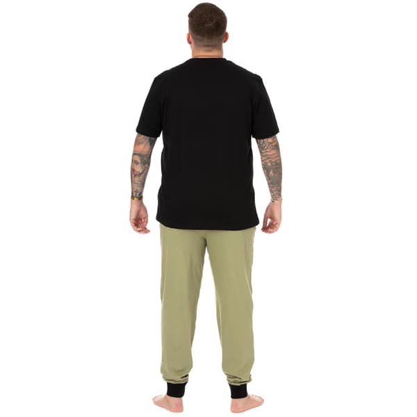 Star Wars: The Mandalorian Herr Snack Time Lång Pyjamas Set S Bl Black/Green S