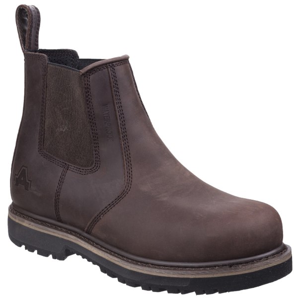 Amblers Mens AS231 Läderhandlare Boot 7 UK Brown Brown 7 UK