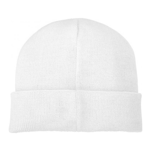 Bullet Boreas Beanie med Patch, One Size, Vit White One Size