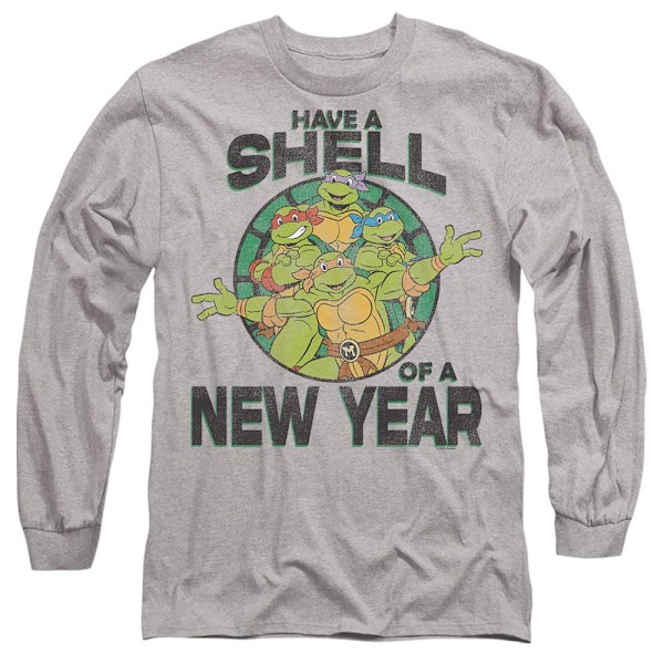Teenage Mutant Ninja Turtles Unisex Vuxen Skal Av Ett Nytt År T-shirt Sport Heather S