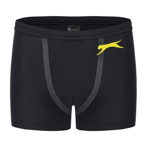 Slazenger Herr Badbyxor XL Enfärgad Svart Solid Black XL