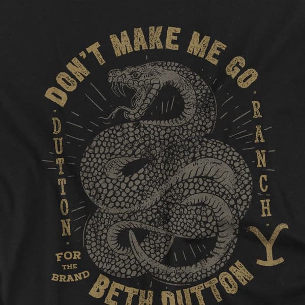 Yellowstone Herr Beth Dutton T-Shirt L Svart Black L
