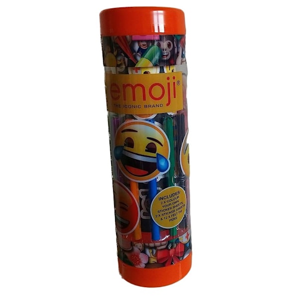 Emoji Sticker Aktivitetsblock Set En Storlek Flerfärgad Multicoloured One Size