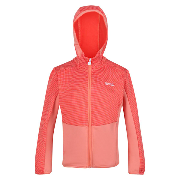 Regatta Barn/Barn Highton Full Zip Fleecejacka 13 År Neon Peach/Fusion Coral 13 Years