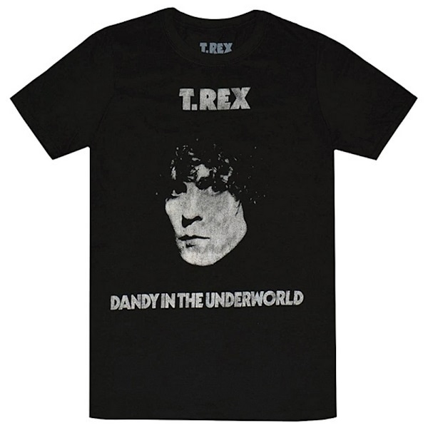 T-Rex Unisex Vuxen Dandy In The Underworld Bomull T-Shirt XL Svart Black XL