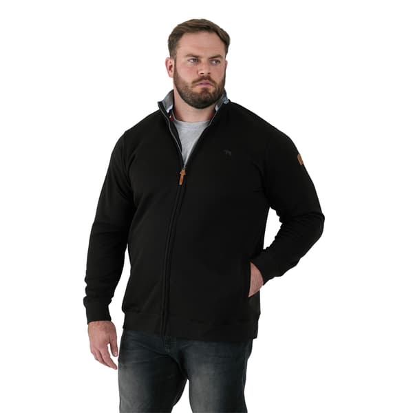 Duke Herr D555 Johnson Heldragkedja Kingsize Sweatshirt 3XL Svart Black 3XL