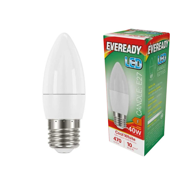 Eveready E27 LED Ljusbulb Liten Kylvitt Cool White One Size