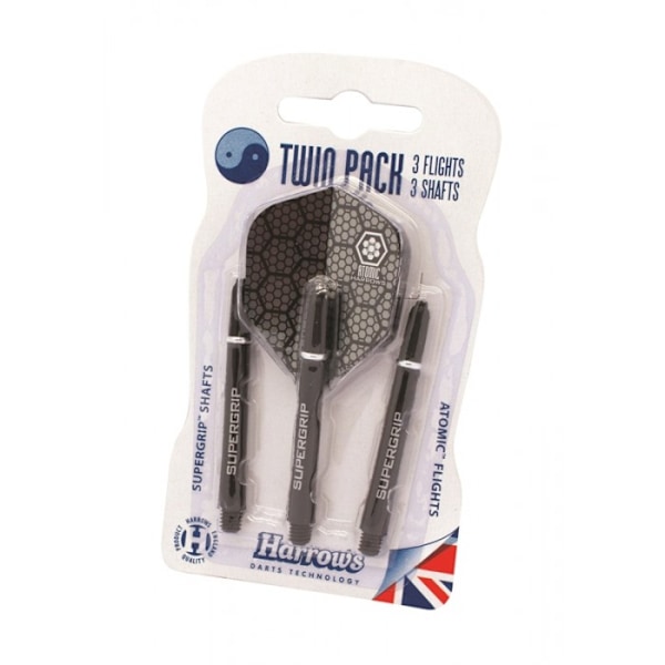 Harrows Dart Flights Set (6-pack) One Size Svart Black One Size