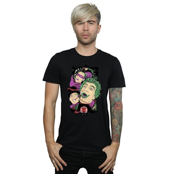 DC Comics herr Batman TV-serie Rogues Gallery T-shirt XXL svart Black XXL