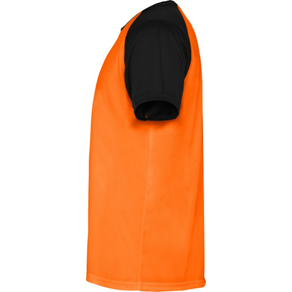 Roly Barn/Barn Indianapolis Kortärmad Sport T-shirt 4 Fluro Orange/Solid Black 4 Years