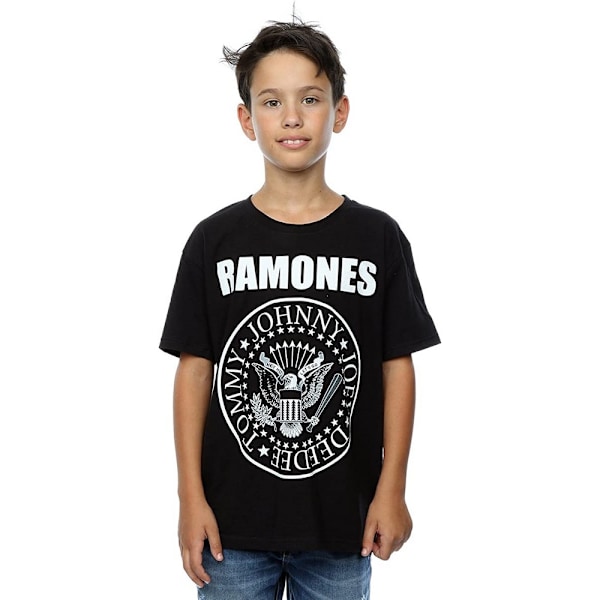 Ramones Barn/Barn Presidential Seal Bomull T-shirt 5-6 År Black 5-6 Years