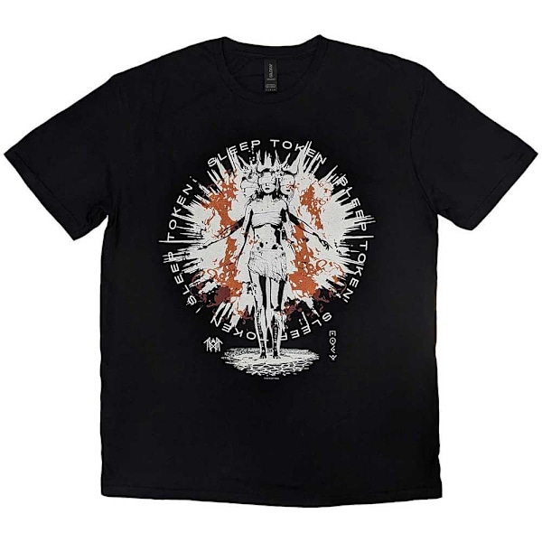 Sleep Token Unisex Vuxen Regn Bomull T-shirt M Svart Black M