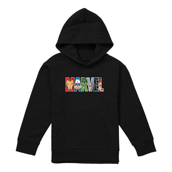 The Avengers Barn/Barn Brick Logo Pullover Hoodie 7-8 År Black 7-8 Years