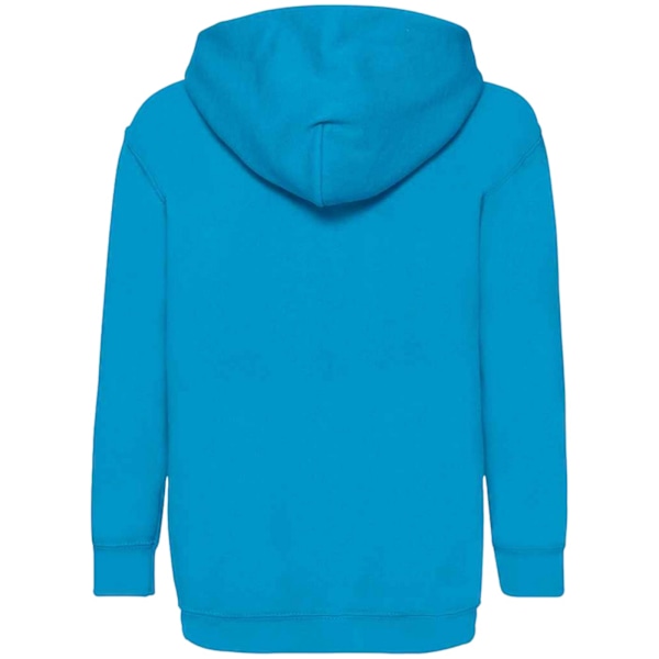 Fruit Of The Loom Barn Klassisk 80/20 Hoodie 9-11 Azure B Azure Blue 9-11