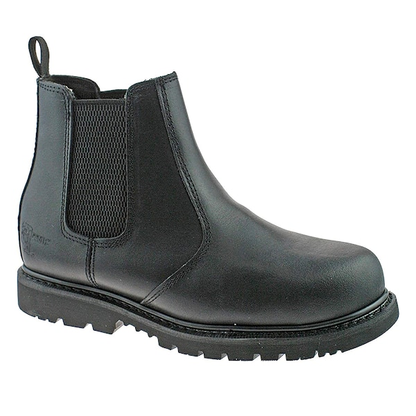 Grafters Säkerhets Chelsea Boots 10 UK Svart Black 10 UK