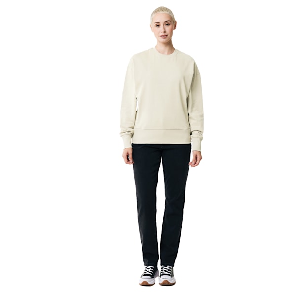 Iqoniq Unisex Vuxen Kruger Återvunnen Bomull Rundhals Avslappnad Passform Natural Raw M