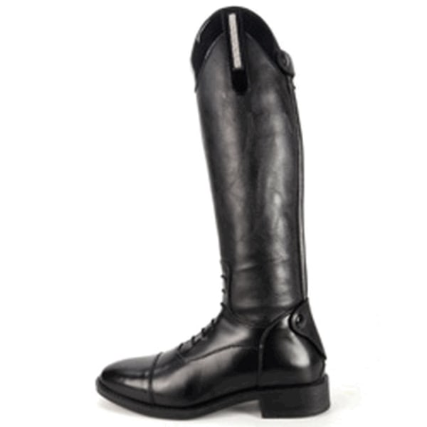 Brogini Barn/Junior Como Piccino Ridstövlar i Lackläder Patent Black 4.5 UK (Wide)