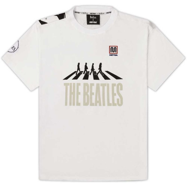 The Beatles unisex vuxen Meyba 4 T-shirt XS Vit White XS
