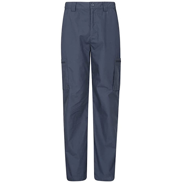 Mountain Warehouse Mens Trek II Cargo Trousers 44R Blå Blue 44R