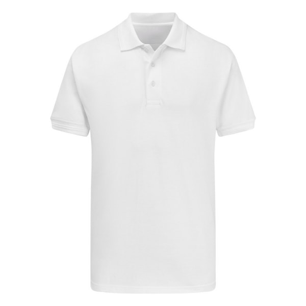 Ultimate Adults Unisex 50/50 Pique Polo XL Vit White XL