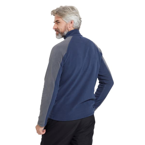 Mountain Warehouse Ashbourne II Half Zip Fleecetröja för män M Mörk Dark Blue M