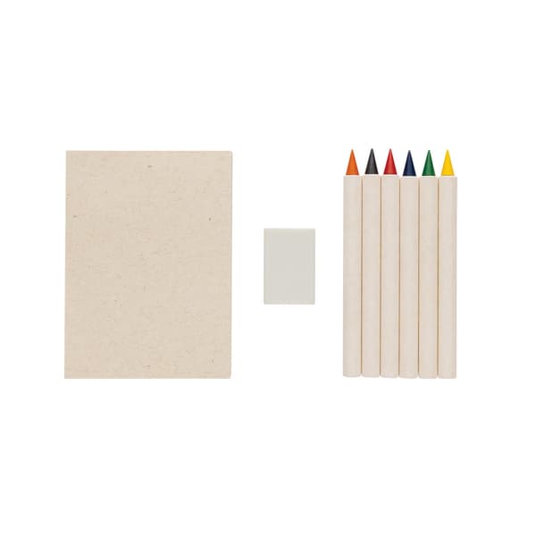 XD Collection Micki infinity Anteckningsblock och Pennset (6-pack) White One Size