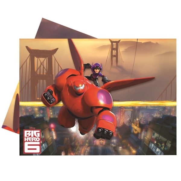 Big Hero 6 Plast Party Bordsduk En Storlek Flerfärgad Multicoloured One Size