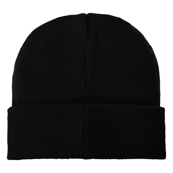 Bullet Boreas Beanie med Patch, One Size, Solid Svart Solid Black One Size
