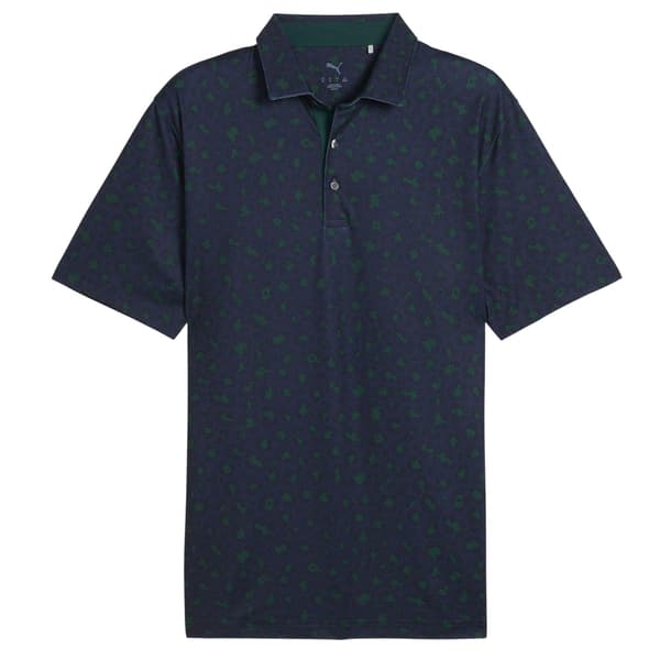 Puma Herr Cloudspun Rosette Skräddarsydd Pikétröja S Deep Navy Deep Navy S