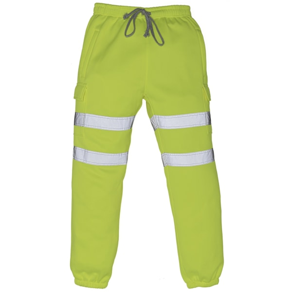 Yoko Hi Vis Reflex Arbetsbyxor Jogging M Gul Yellow M