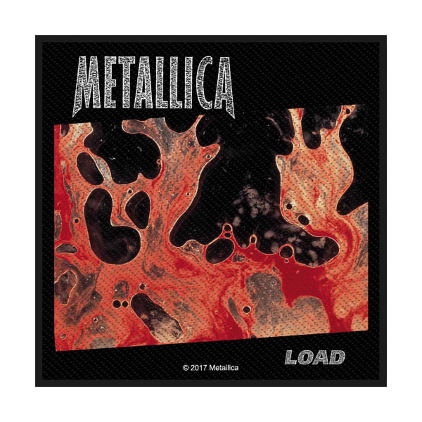Metallica Logotyp Standard Patch One Size Svart/Orange Black/Orange One Size