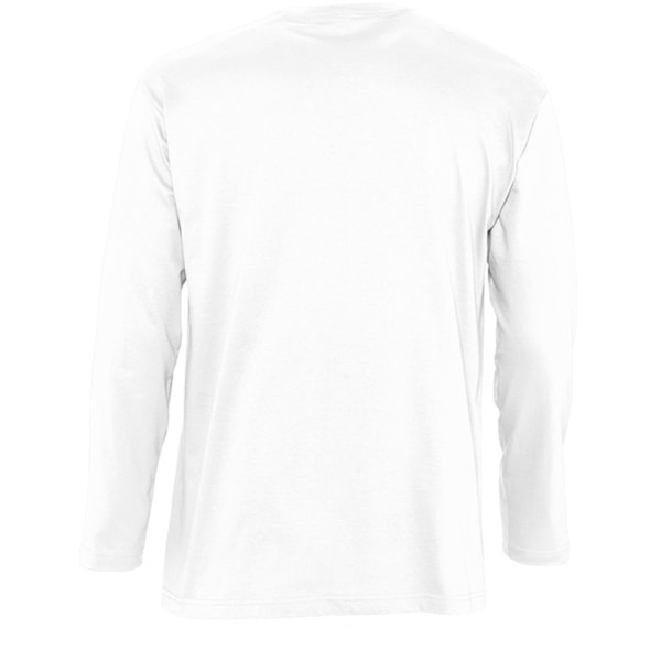 SOLS Herr Monarch Långärmad T-shirt 4XL Vit White 4XL