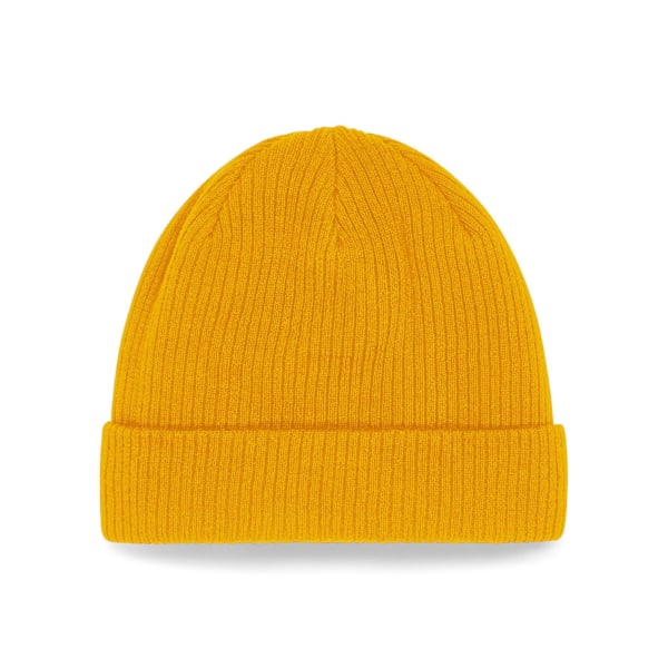 Beechfield Ekologisk Bomulls Mössa En Storlek Senapsgul Mustard Yellow One Size